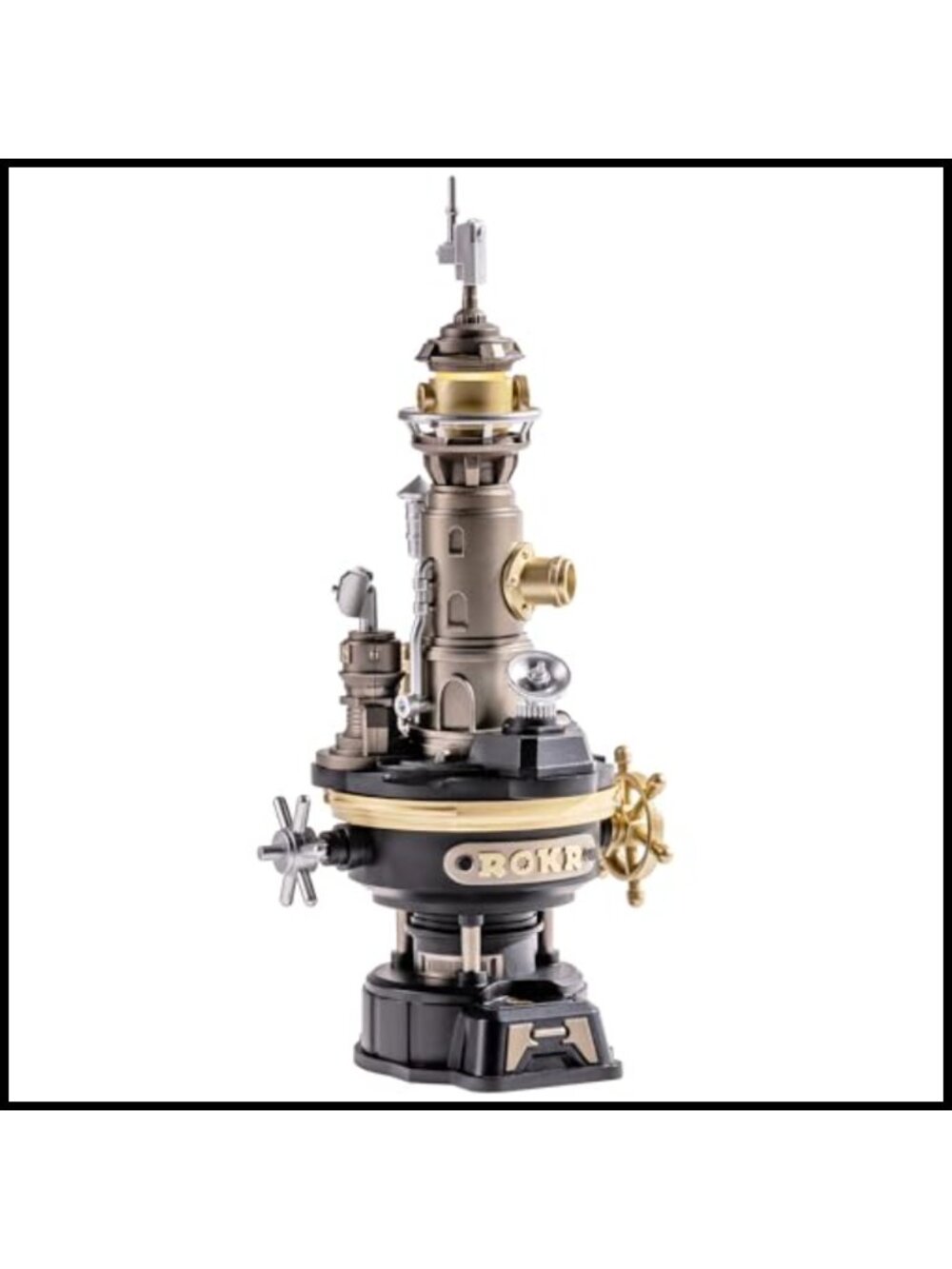 ROKR Navi Lighthouse Mechanical 3D Puzzle Lighted DIY Building Set for Adults